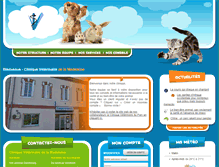 Tablet Screenshot of clinique-veterinaire-madeleine.com